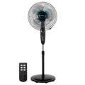 16 Inches Adjustable Height Fan with Quiet Oscillating Stand for Home and Office