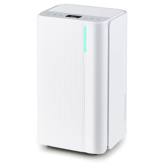32 Pints 2000 Sq.ft Portable Dehumidifier for Home and Basement-White