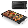 1300W Indoor Electric Grill with Removable Touch Panel-Black