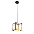 Modern LED Pendant Light with 42 Inches Adjustable Suspender-Golden