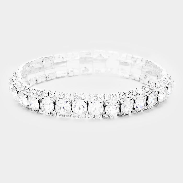 Crystal Rhinestone Stretchable Bracelet