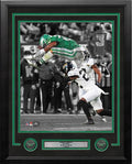 Saquon Barkley Reverse Hurdle Philadelphia Eagles 8" x 10" Framed Football Photo