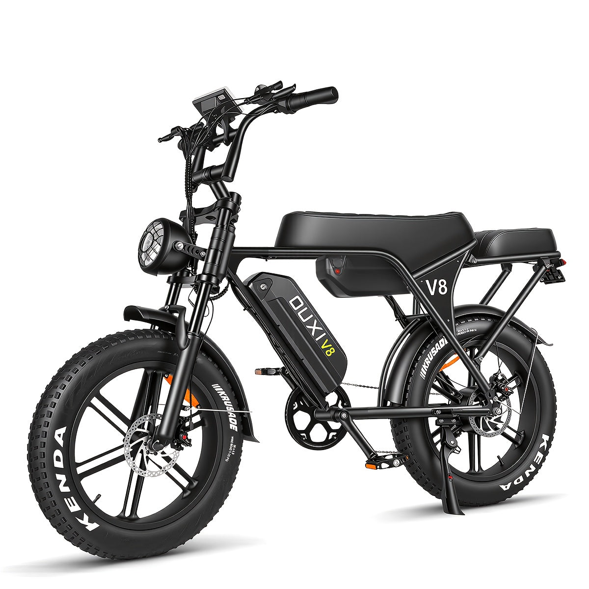 Electric Bike, V8 Electric Mountain Bike with 500W Motor 48V 15Ah