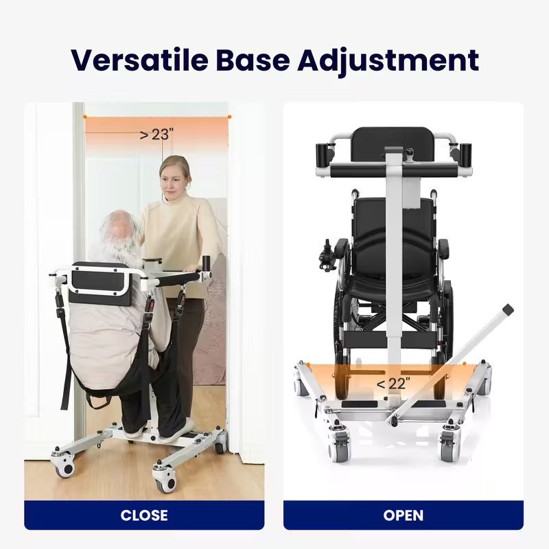 NEW Electric Transfer Lift for Car, Portable Folding Patient Lift Transfer Chair, Electric Assist Lift Aid for Seniors, Adults, AY06