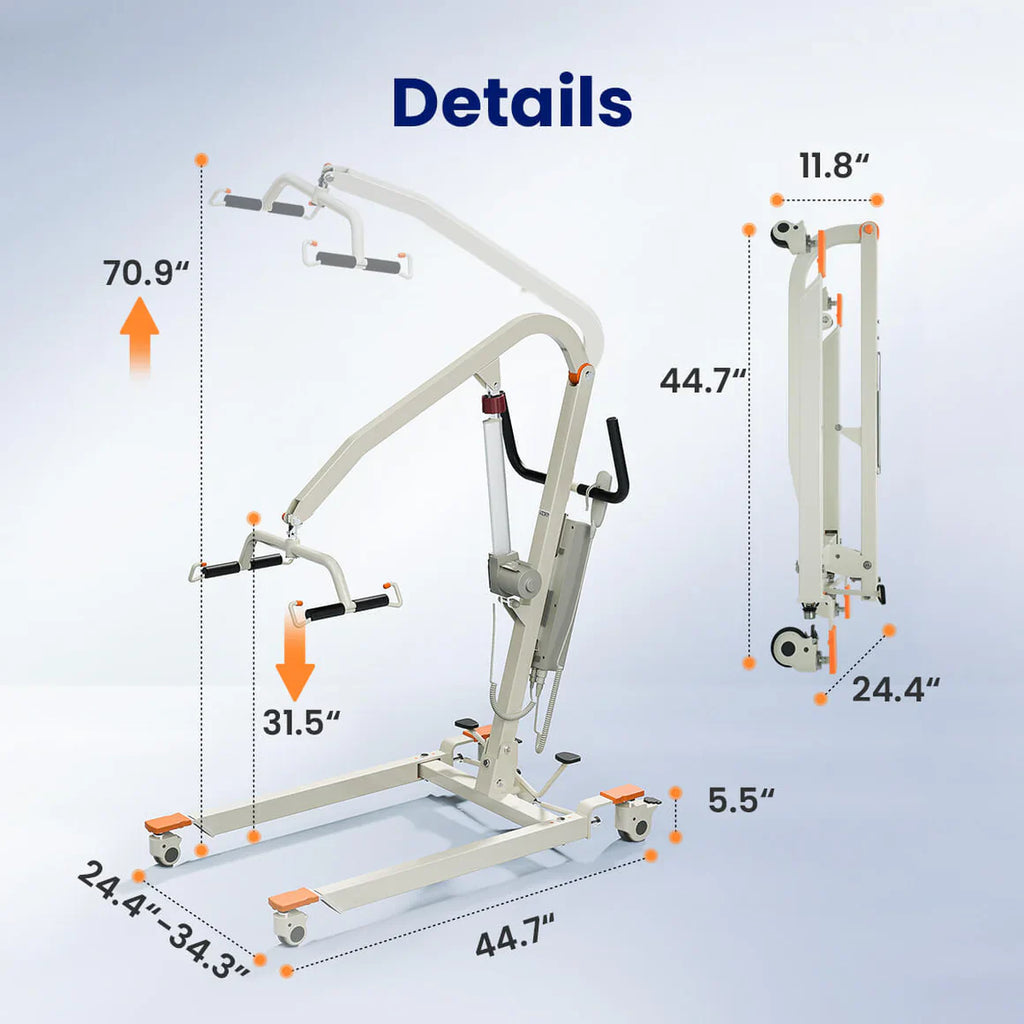 Electric Transfer Hoyer Lift