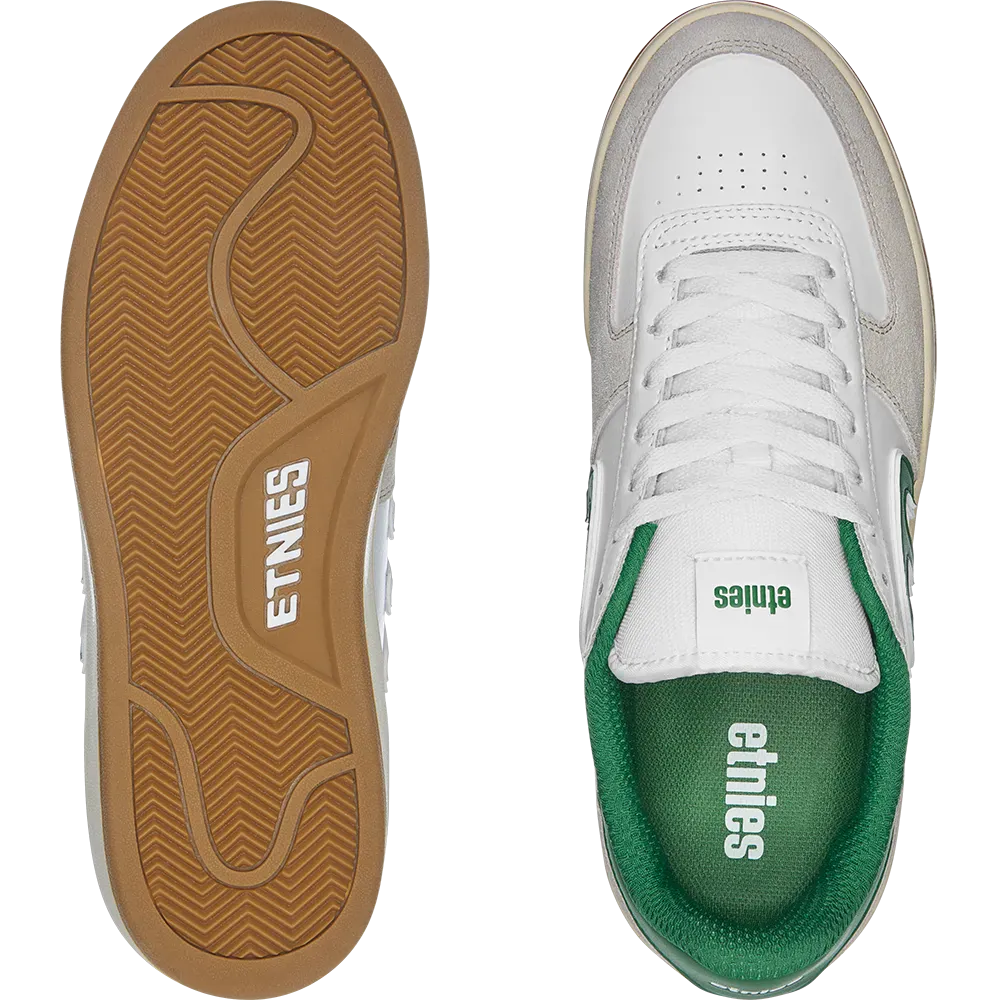 Etnies Emerson (Grey/White/Leather) Skate Shoes