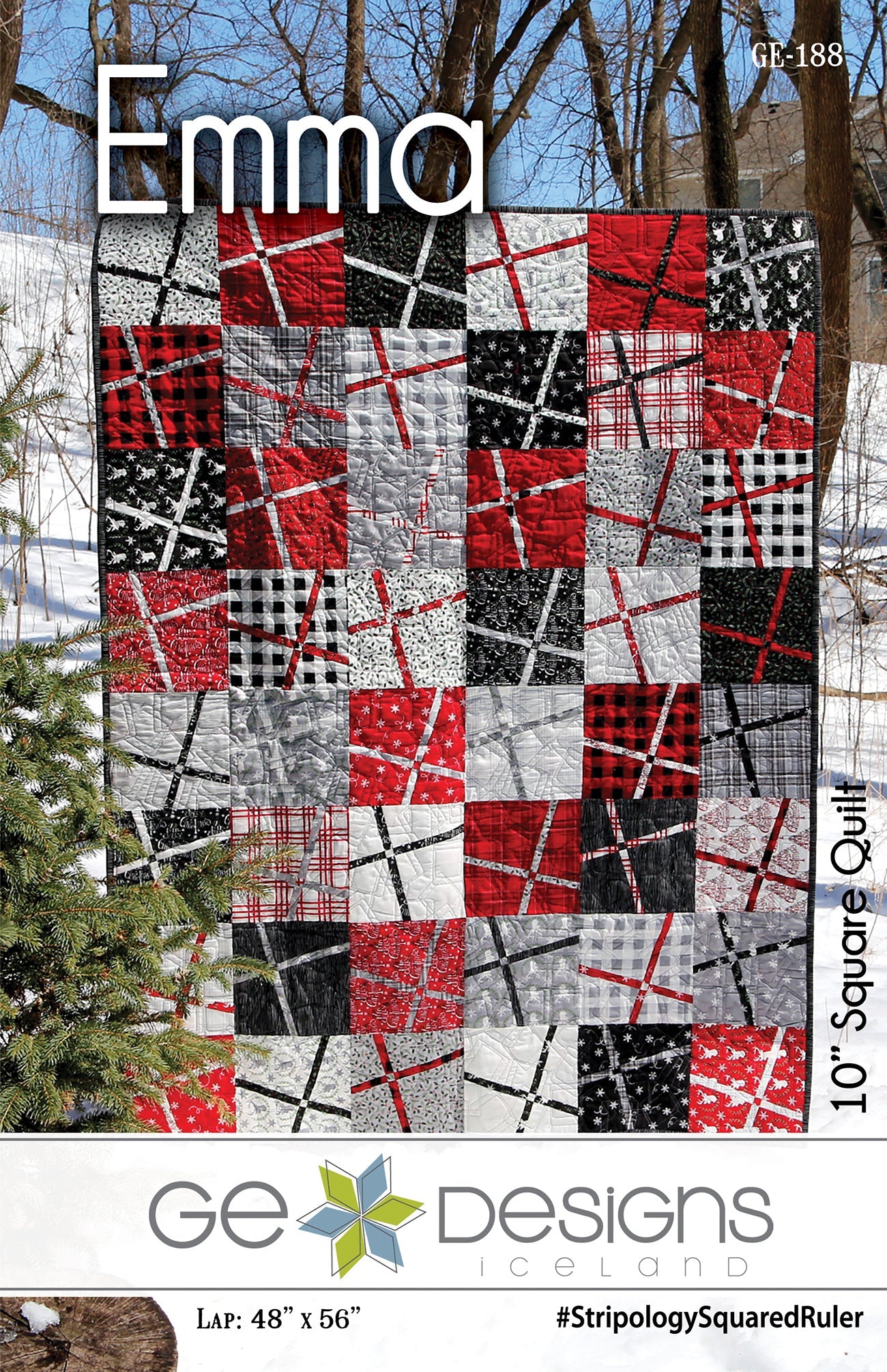 Emma - 10" Square Pattern 188