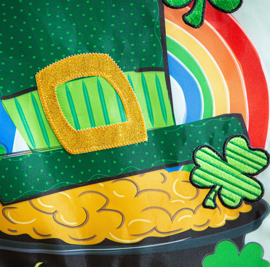 End of the Rainbow Garden Flag 2 Sided