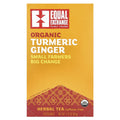 Equal Exchange - Organic Turmeric Ginger Tea, 20 Ct (Pack of 6) - Kosher Herbal Tea
