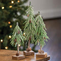 Glittered Pinecone Tree 8" (Pack of 4)