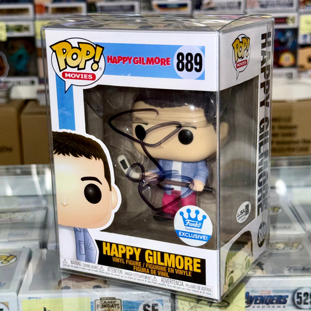 Adam Sandler Signed Happy Gilmore (Putter) Funko Pop! #889 Exclusive W/ JSA COA