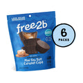 Free 2 B Mini Dark Chocolate Sea Salt Cups, 3.5 oz, Pack of 6