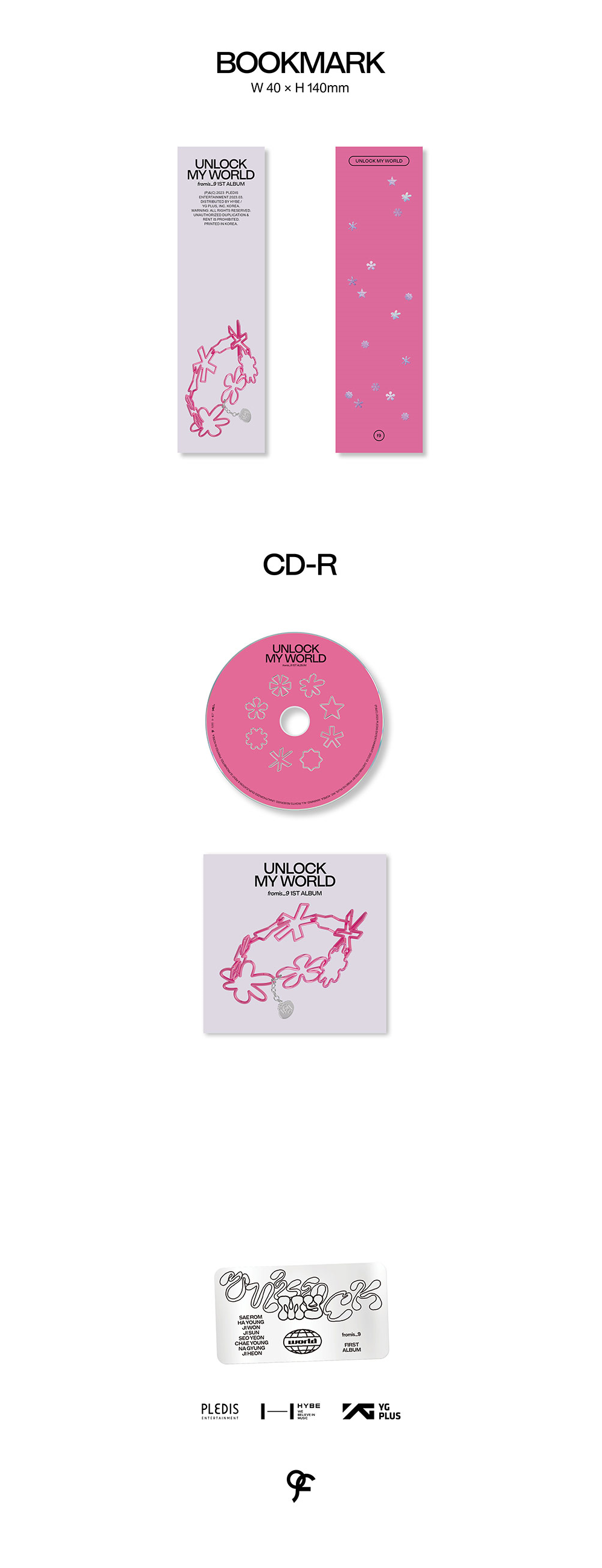 Fromis_9 1st Album - Unlock My World (Compact Ver)