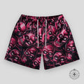 Bravest Studios Skully Shorts in Red