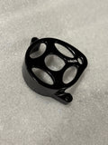 Surron Ultra Bee Metal Motor Cover | CNC Upgrade Replacement (Black & Chrome)