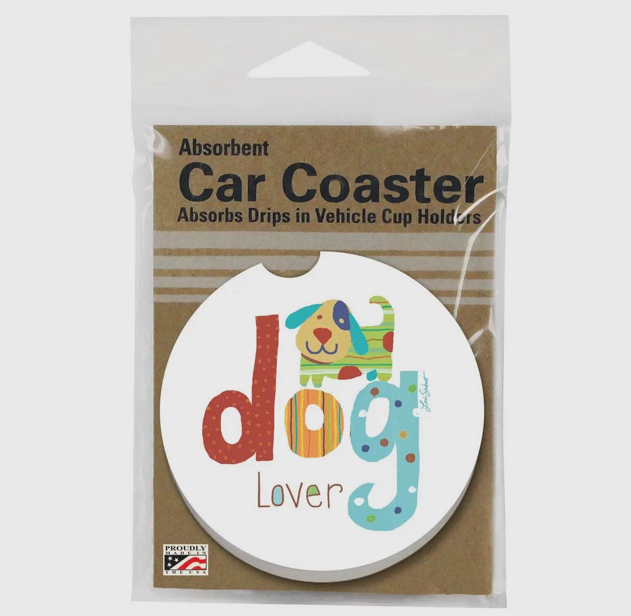 🚗✨ Stone Car Coaster – Absorbent Cup Holder Coaster Made in the USA