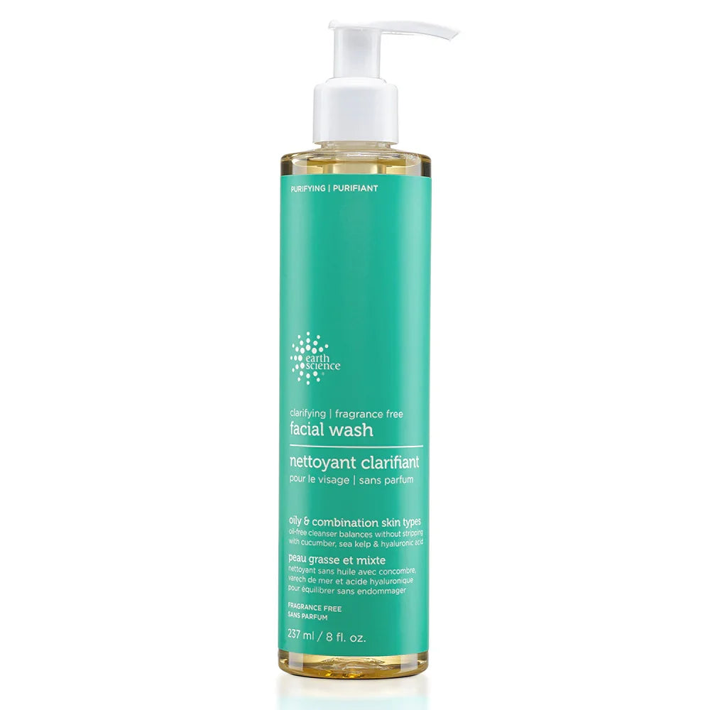 Earth Science Clarifying Facial Wash Fragrance Free - 8 Fl Oz