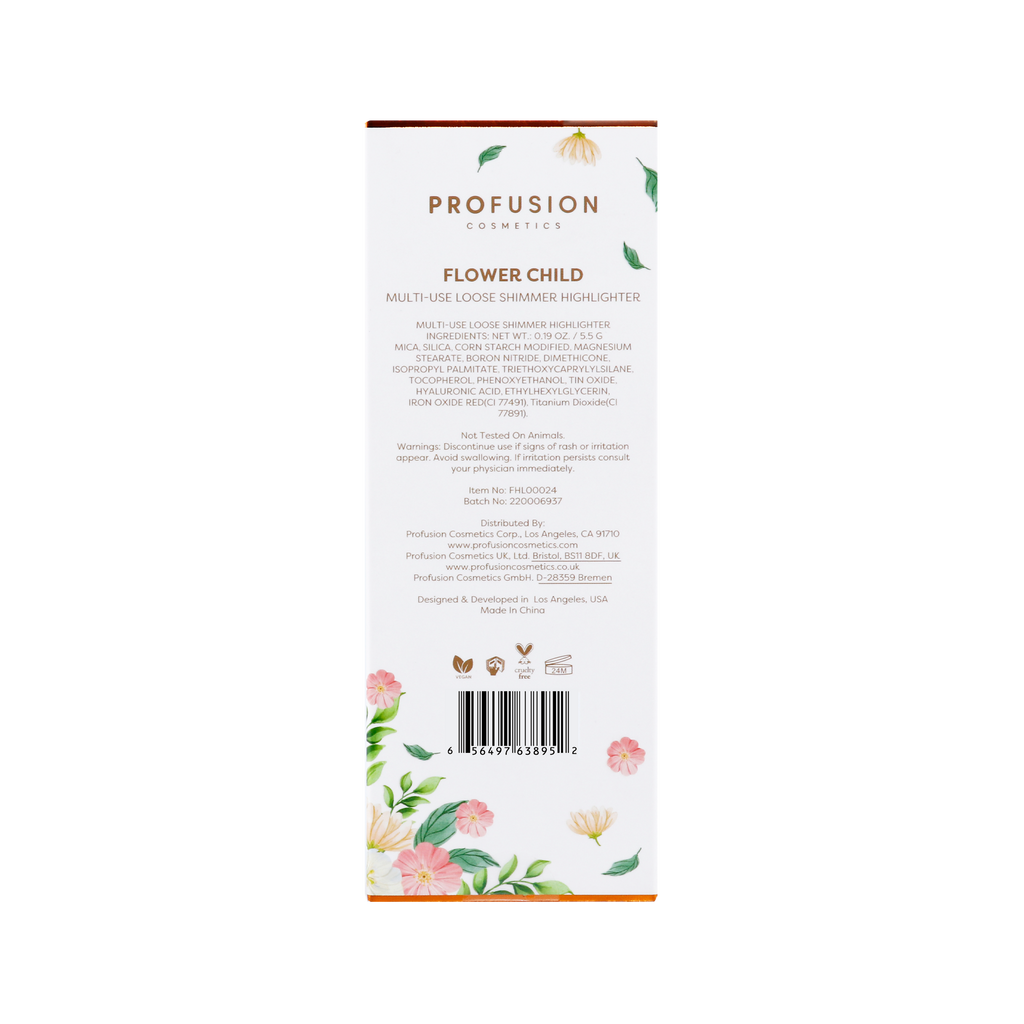 Petal Perfect |Flower Child Multi-Use Loose Shimmer Highlighter