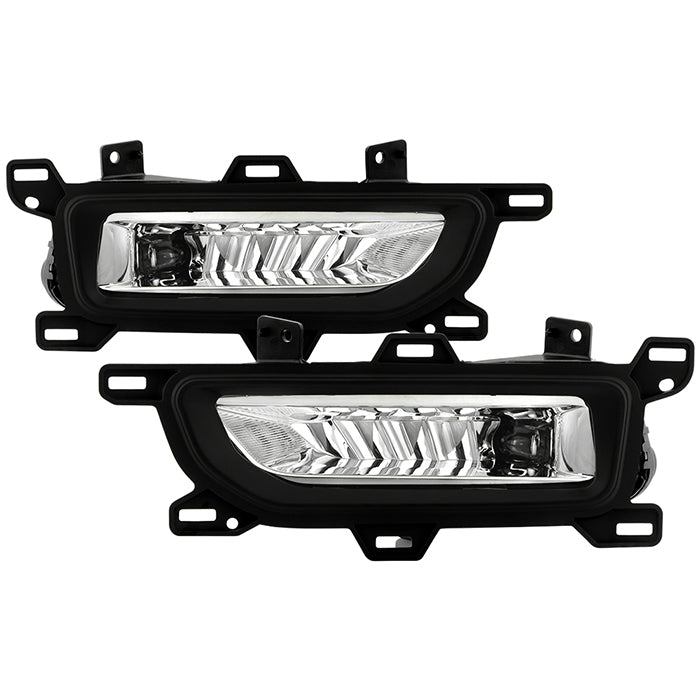 SPYDER 20-22 Nissan Titan OEM Style Fog Lights w/Switch (Bulbs Size - 5W) - Clear (FL-NT2020-LED-C) 9051333