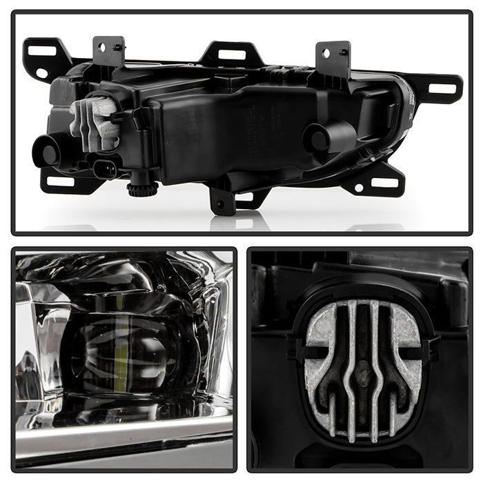 SPYDER 20-22 Nissan Titan OEM Style Fog Lights w/Switch (Bulbs Size - 5W) - Clear (FL-NT2020-LED-C) 9051333
