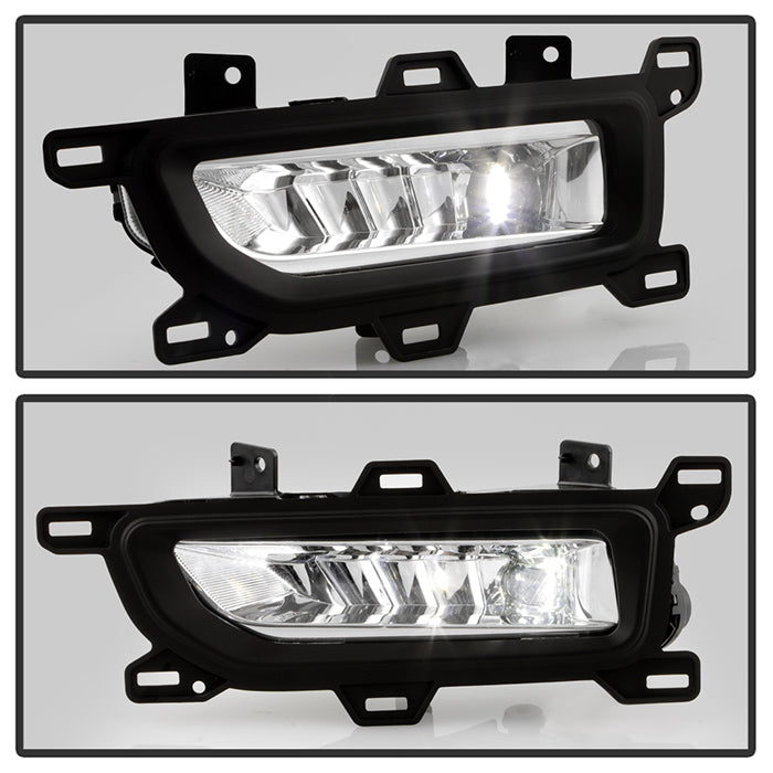 SPYDER 20-22 Nissan Titan OEM Style Fog Lights w/Switch (Bulbs Size - 5W) - Clear (FL-NT2020-LED-C) 9051333