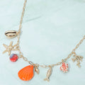 Ocean Charm Station Necklace