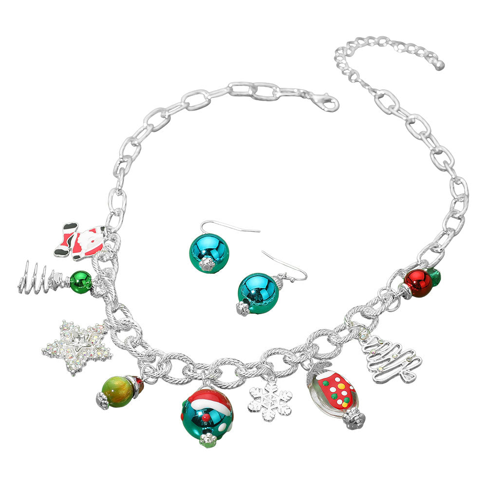 Holiday Charm Station Necklace