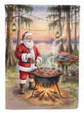 Cajun Santa Claus Cooking Gumbo Christmas Garden Flag Mailbox Decorative Yard Banner Outside Patio Artwork for Flower Beds, Garden Size, Multicolor