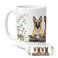 Belgian Malinois Morning Coffee Ceramic Coffee Mug 15 oz Decorative Large C Handle Mug Cup for Tea, Cocoa Hot Chocolate
