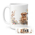 Brussels Griffons Morning Coffee Ceramic Coffee Mug 15 oz Decorative Large C Handle Mug Cup for Tea, Cocoa Hot Chocolate