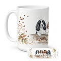 English Springer Spaniels Morning Coffee Ceramic Coffee Mug 15 oz Decorative Large C Handle Mug Cup for Tea, Cocoa Hot Chocolate