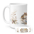 Chipmunks Morning Coffee Ceramic Coffee Mug 15 oz Decorative Large C Handle Mug Cup for Tea, Cocoa Hot Chocolate