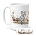 Sphynx Cats Morning Coffee Ceramic Coffee Mug 15 oz Decorative Large C Handle Mug Cup for Tea, Cocoa Hot Chocolate