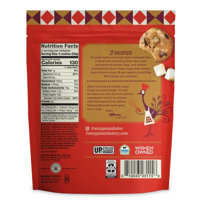 Fancypants S'mores Cookies, Case of 6, 5 oz Each