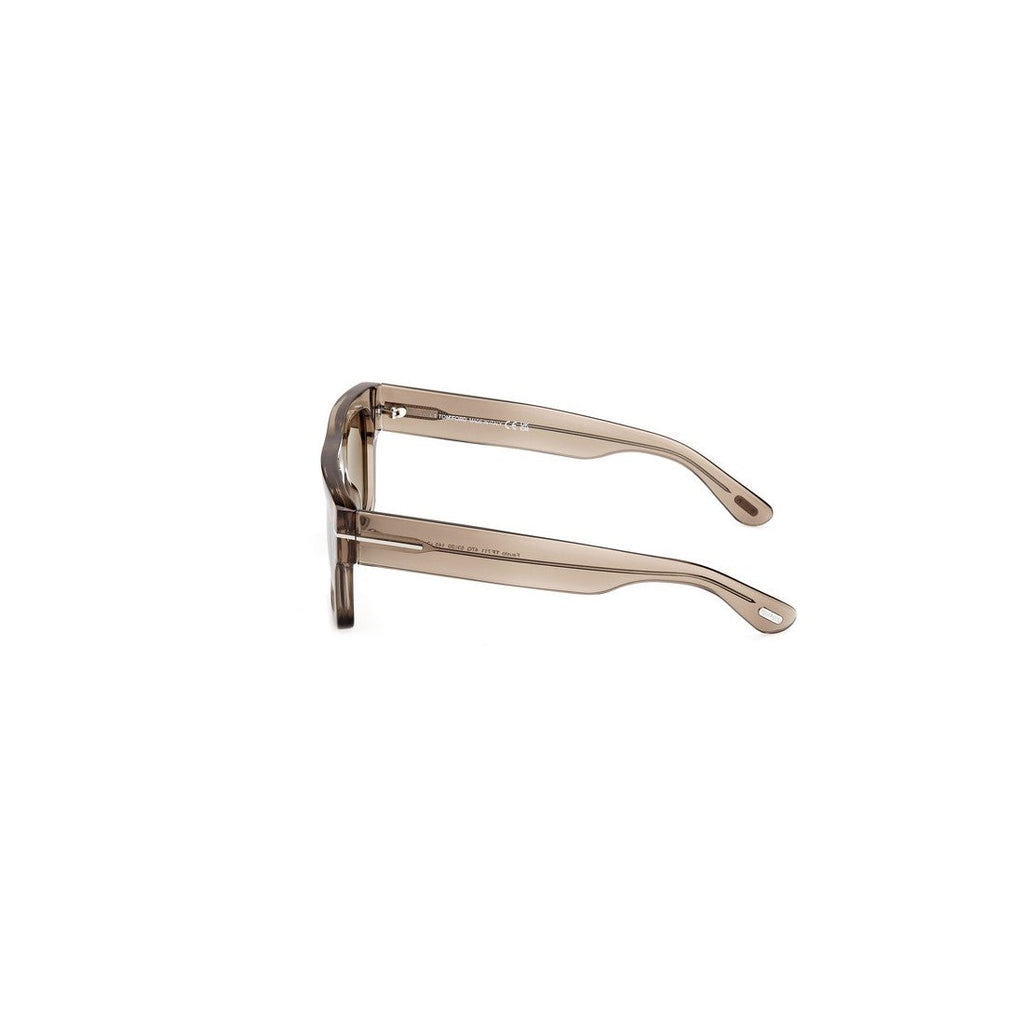 TOM FORD Stylish Men's Mini Sunglasses with Green Mirror Lenses