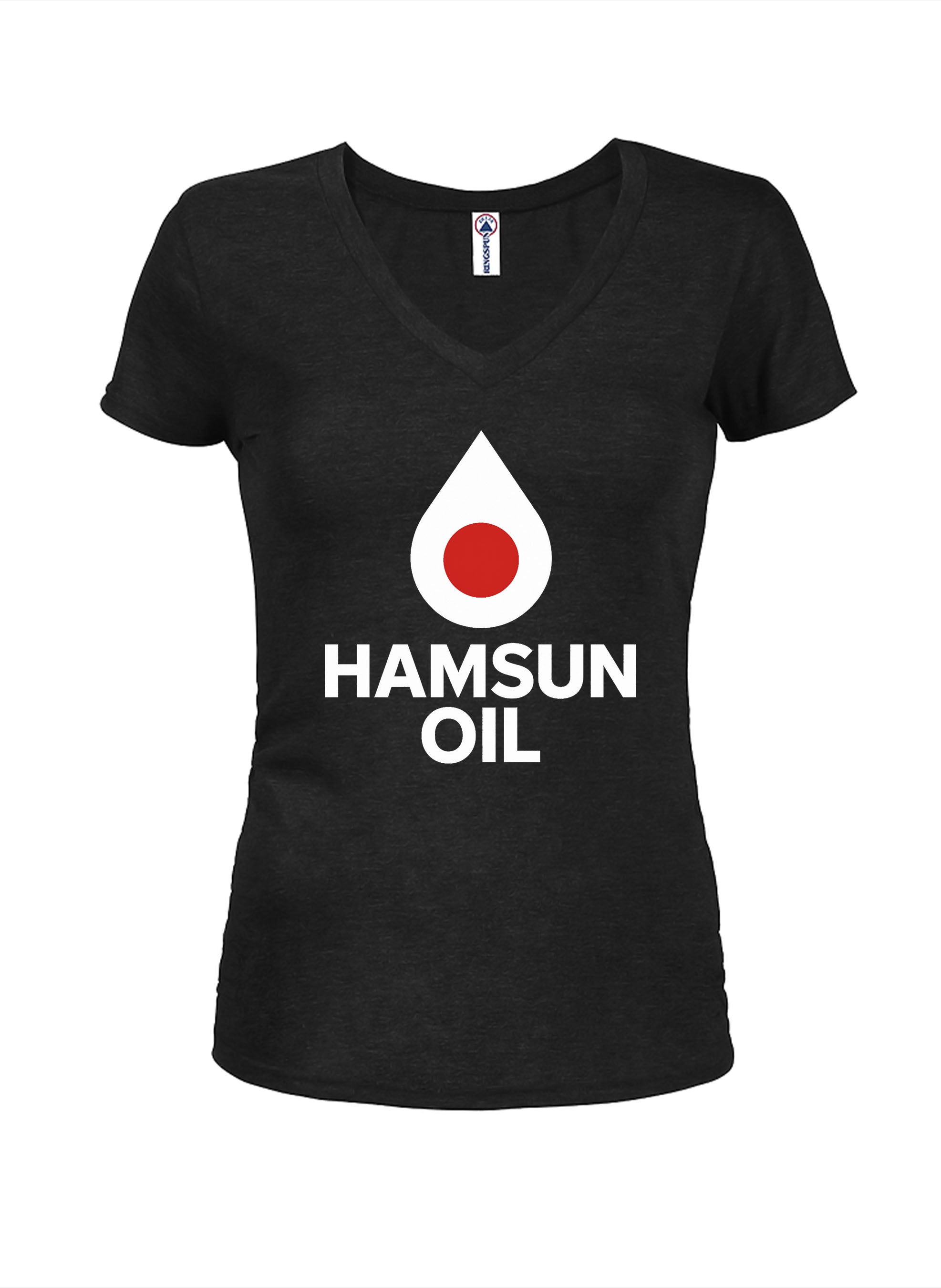 Hamsun Oil Juniors V Neck T-Shirt