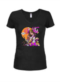 Thoughts of You Juniors V Neck T-Shirt