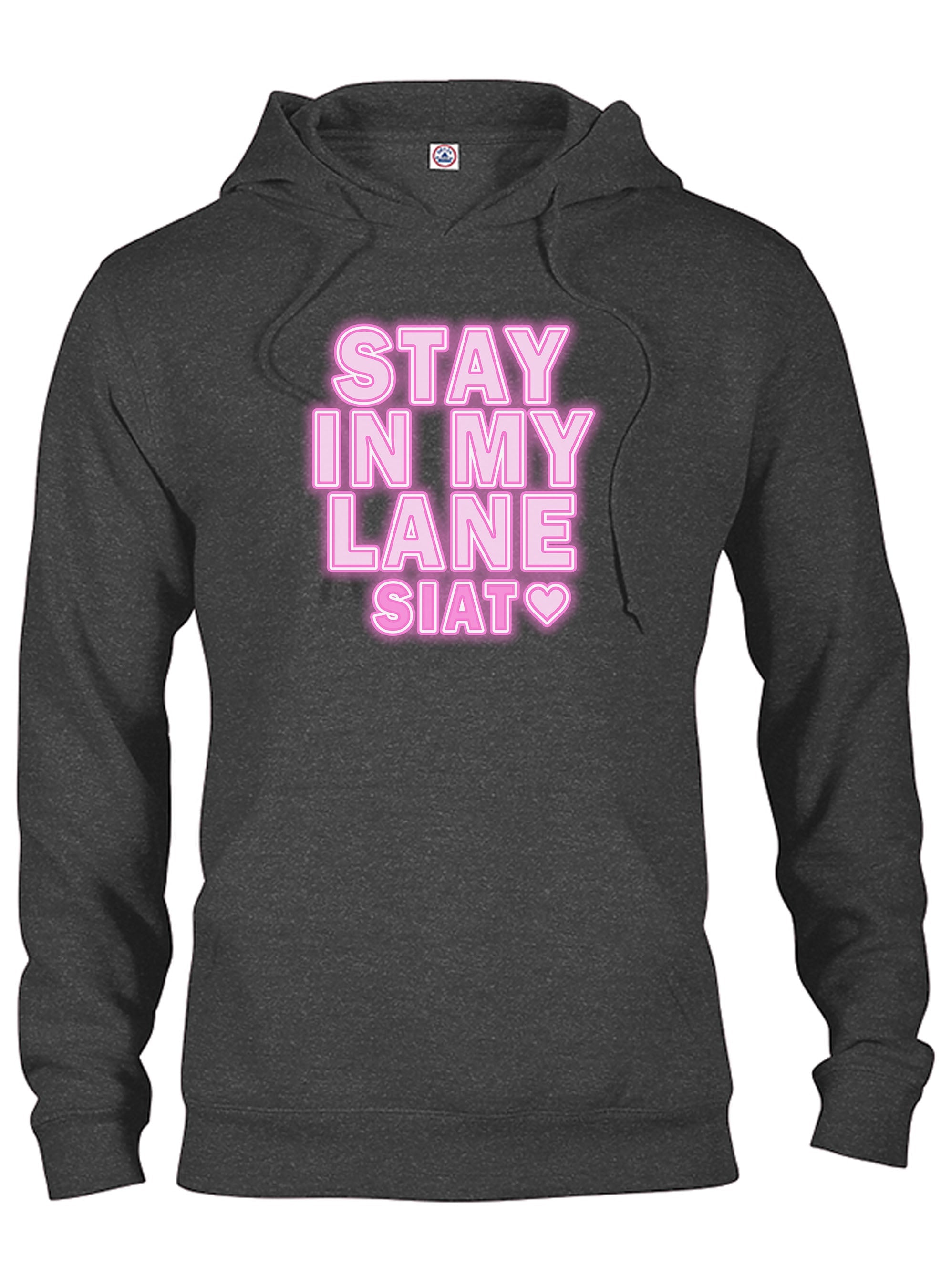 Stay In My Lane Pink Glow  T-Shirt