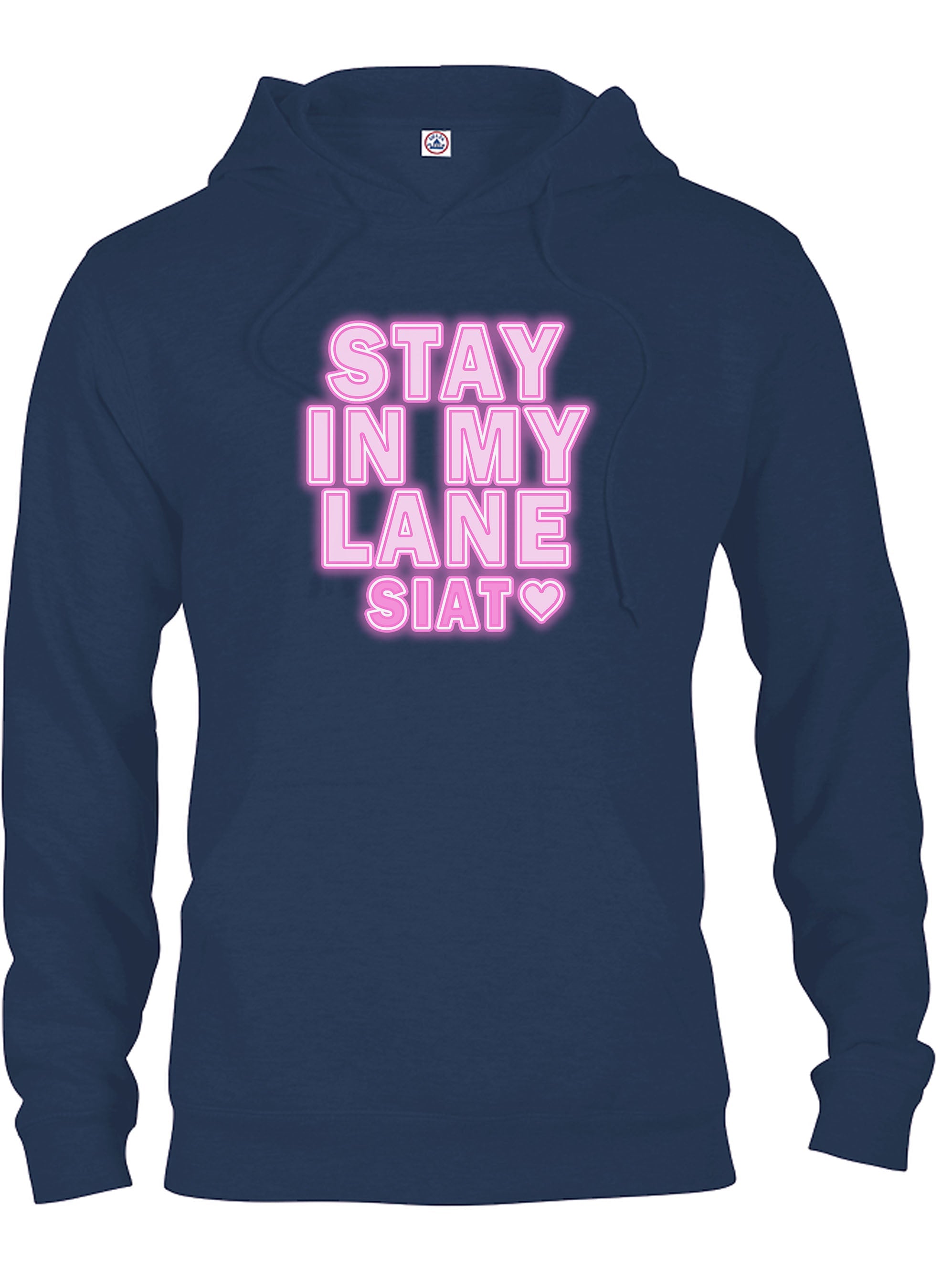 Stay In My Lane Pink Glow  T-Shirt
