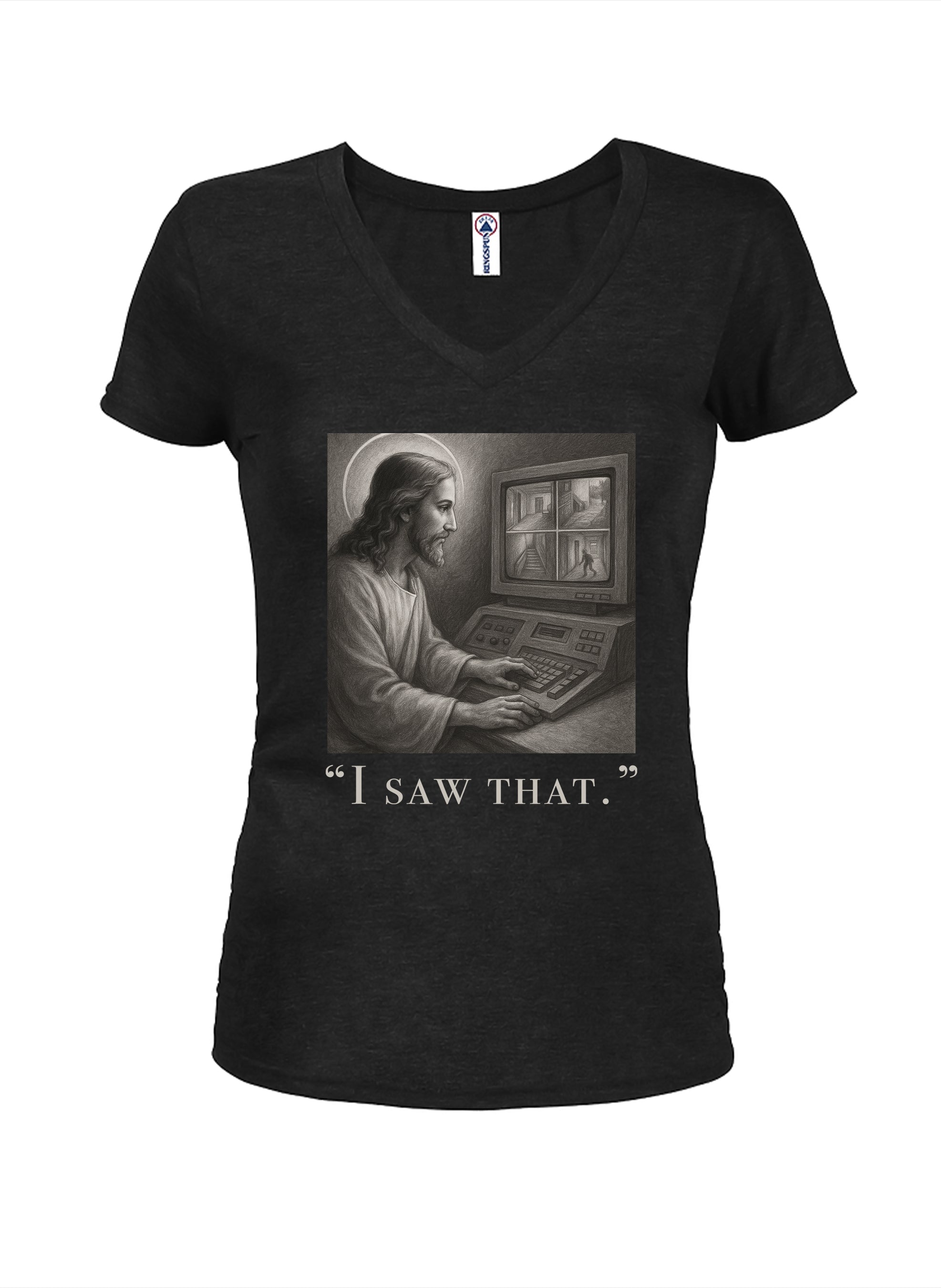 I saw that Juniors V Neck T-Shirt