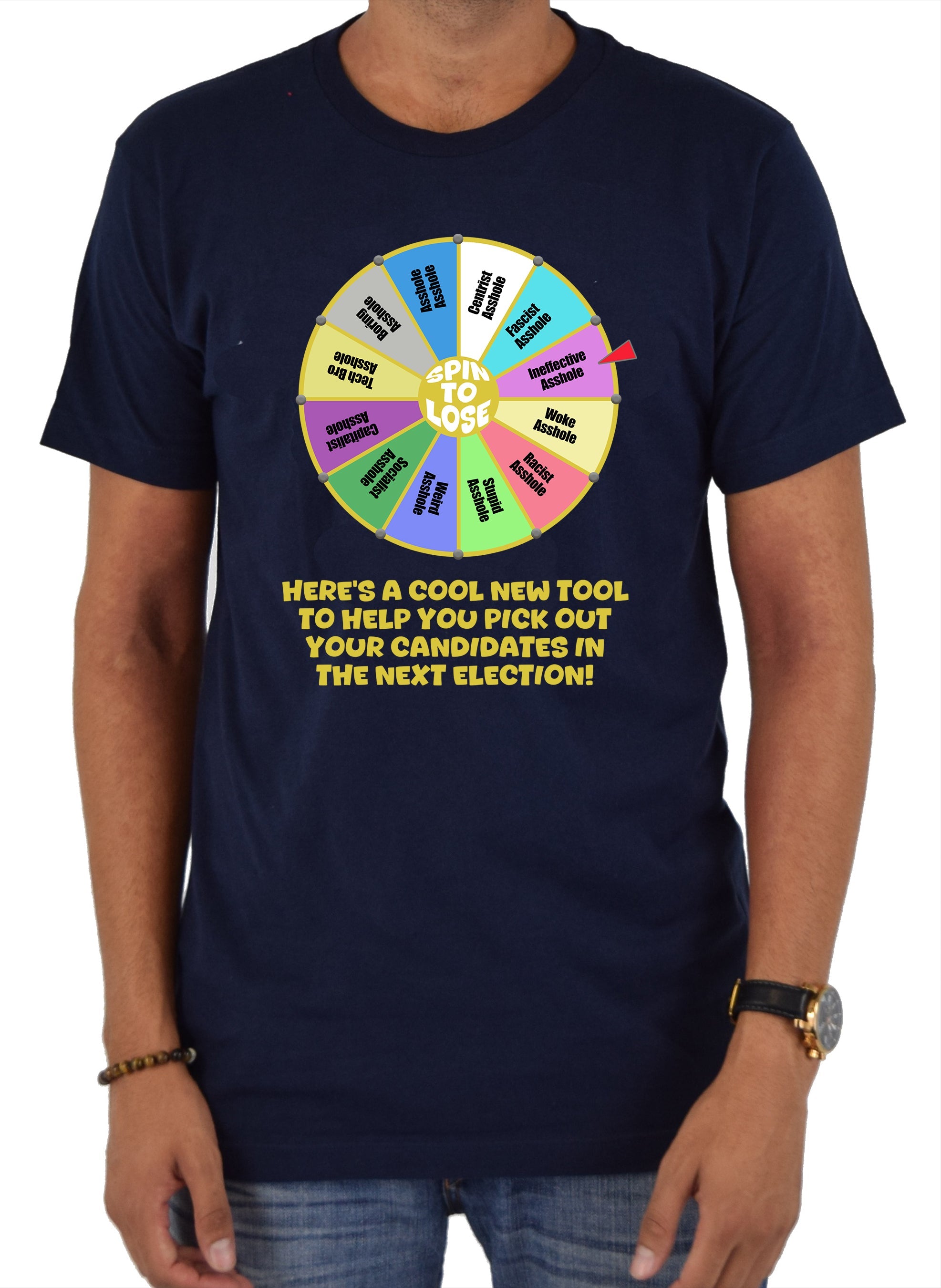 Election Spin to Lose T-Shirt