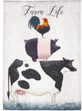 Farm Life Garden Flag 2 Sided Strie