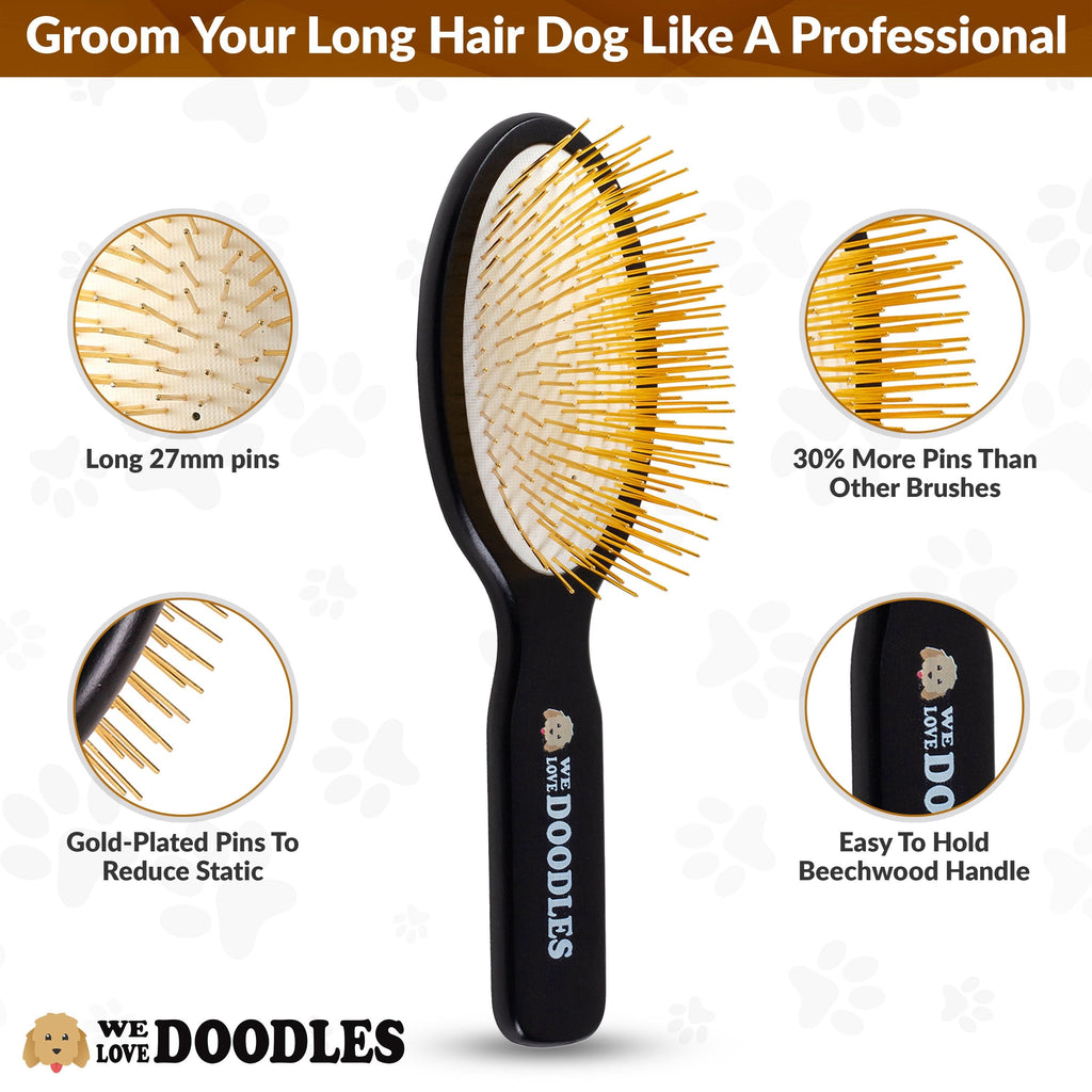 Gold Pin Brush