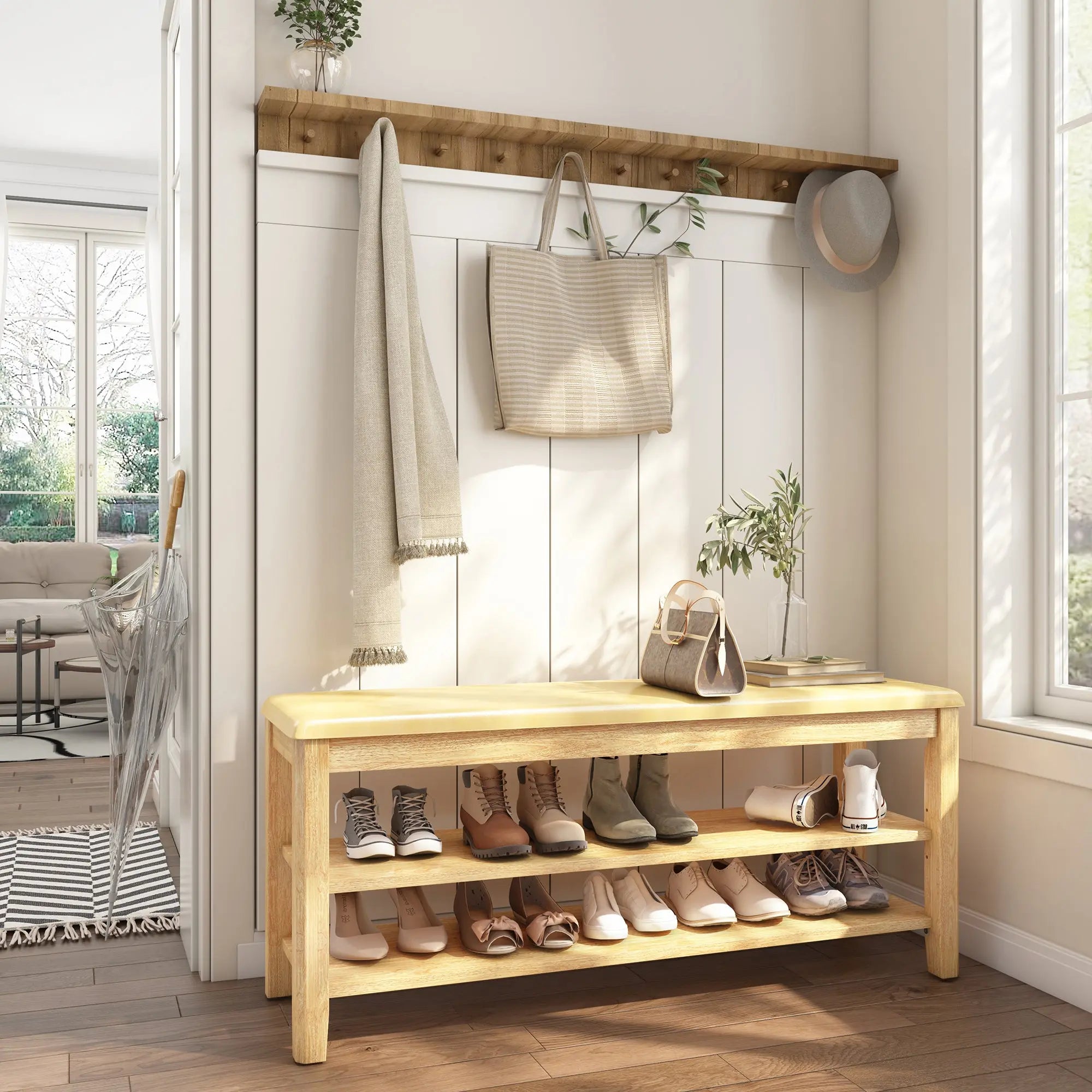 Featured Upholstered Storage Bench