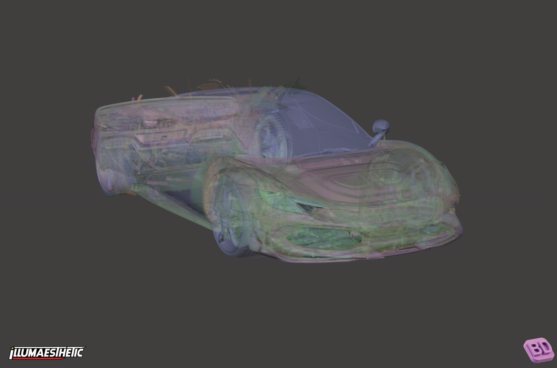 Ferrari 296 GTB (Type F171) 3D Scan (2022+)