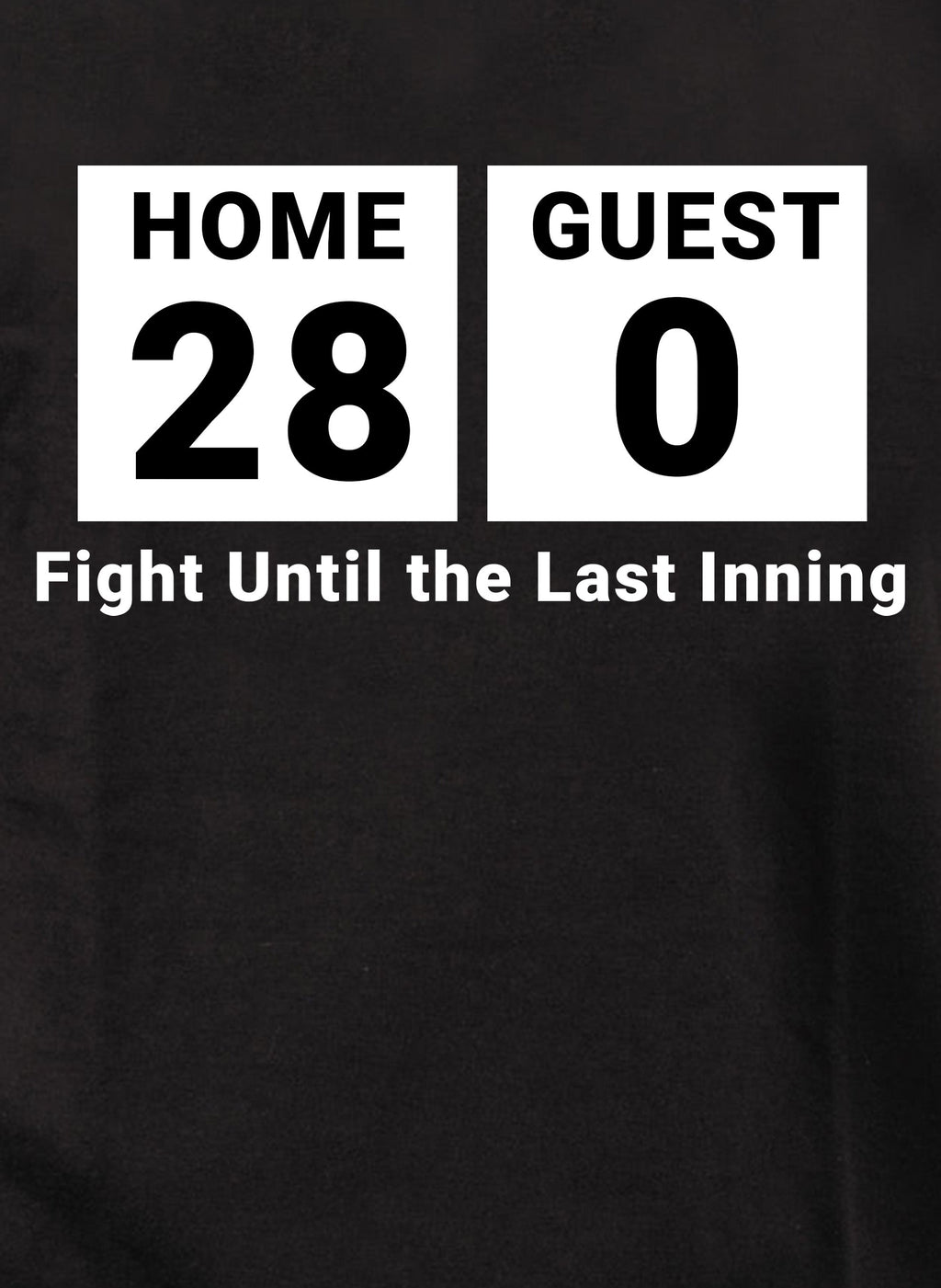 Fight Until the Last Inning T-Shirt