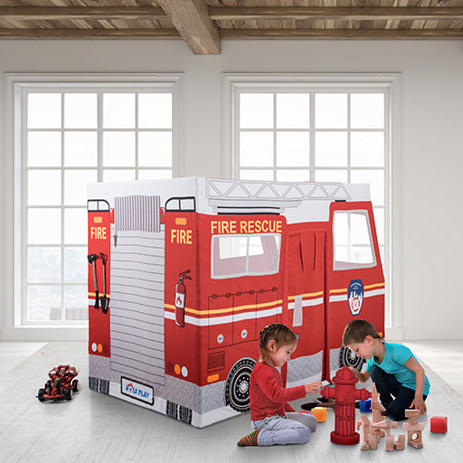 Fire Truck Play Tent for Kids