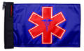 Medical 12"x18" Forever Wave Flag for Jeep Wrangler CJ-7 and CJ-8 1976-1986