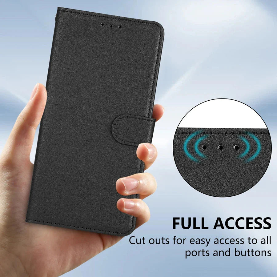 Flip Leather Case For iPhone.