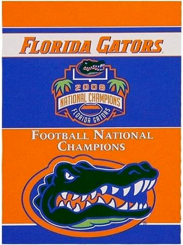 Florida Gators Football Champions Garden Flag 2 Sided